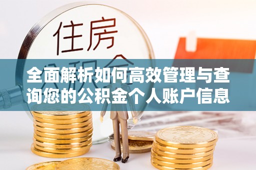 太原全面解析如何高效管理与查询您的公积金个人账户信息
